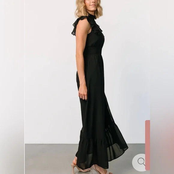 NWT Baltic Born Kearney Ruffle Maxi dress M - Picture 7 of 7